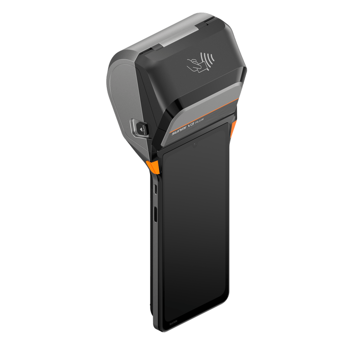 Sunmi V3 Plus Mobile POS Terminal with 2D Scanner & 80mm Printer (GMS EDLA) | P06120017 & P06120005