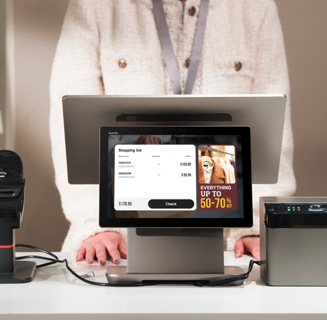 SUNMI D3 Pro 10.1" Customer Display