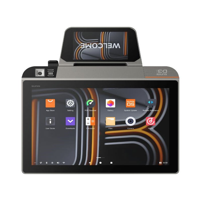 SUNMI D3 Mini Smart Desktop POS Terminal | All-in-One Compact Retail System with Built-in Scanner & NFC
