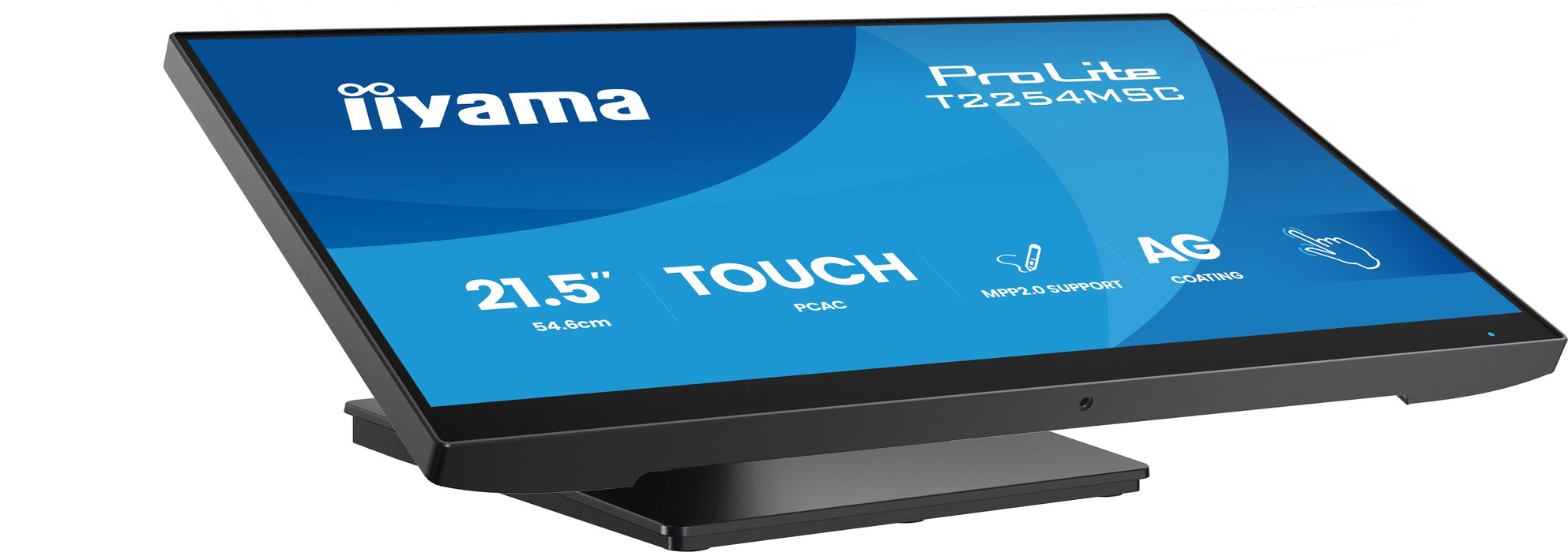 iiyama ProLite T2254MSC-B2AG 21.5" Full HD Touchscreen Monitor – PCAP 10-Point Touch, Anti-Glare Coating, IPS Panel