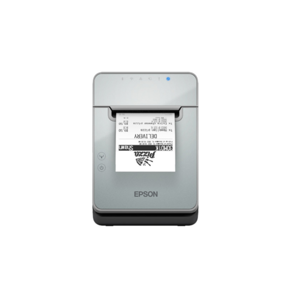 Epson TM-L100 Thermal Label Printer – Linerless, 170mm/s High Speed, USB/Ethernet/Serial, Black