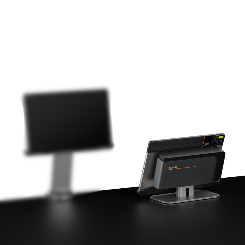 Sunmi CPad Table-Side Stand | Integrated Power Bank Compartment