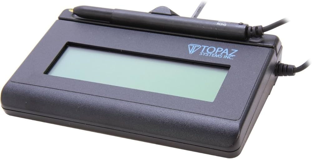 Topaz SignatureGem LCD 1x5 USB Signature Pad (T-L462-HSB-R)