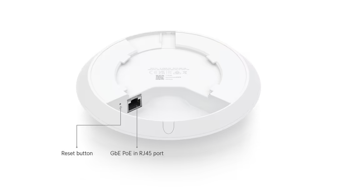 Ubiquiti UniFi U6+ Access Point | Compact Dual-Band Wi-Fi 6 AP