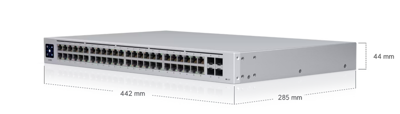 Ubiquiti UniFi 48 PoE Switch | 48-Port Gigabit Rackmount Switch