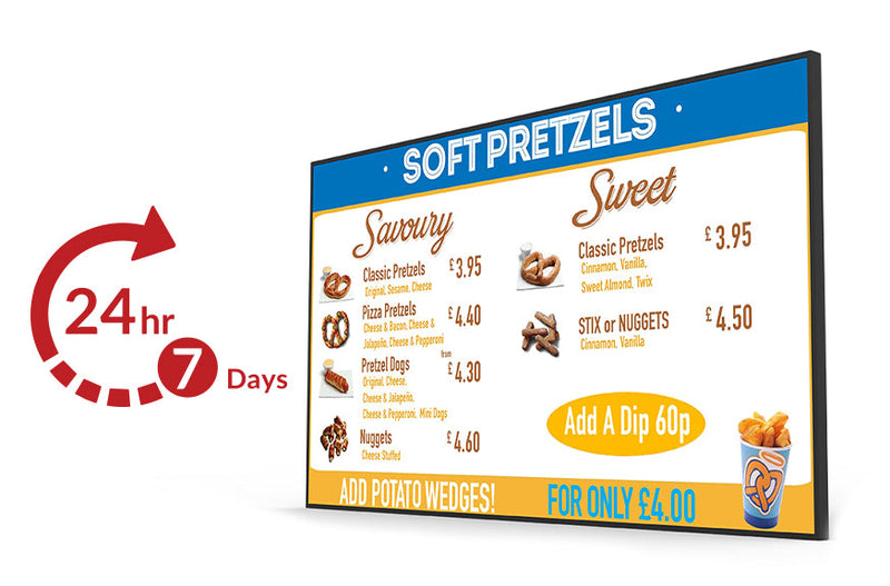 Allsee 32", 43", 50", 55" and 98" Vibrant Professional 4K Advertising Displays
