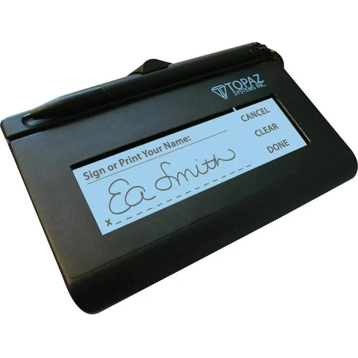 Topaz T-LBK460-HSB-R Backlit LCD 1x5 HID USB Signature Pad