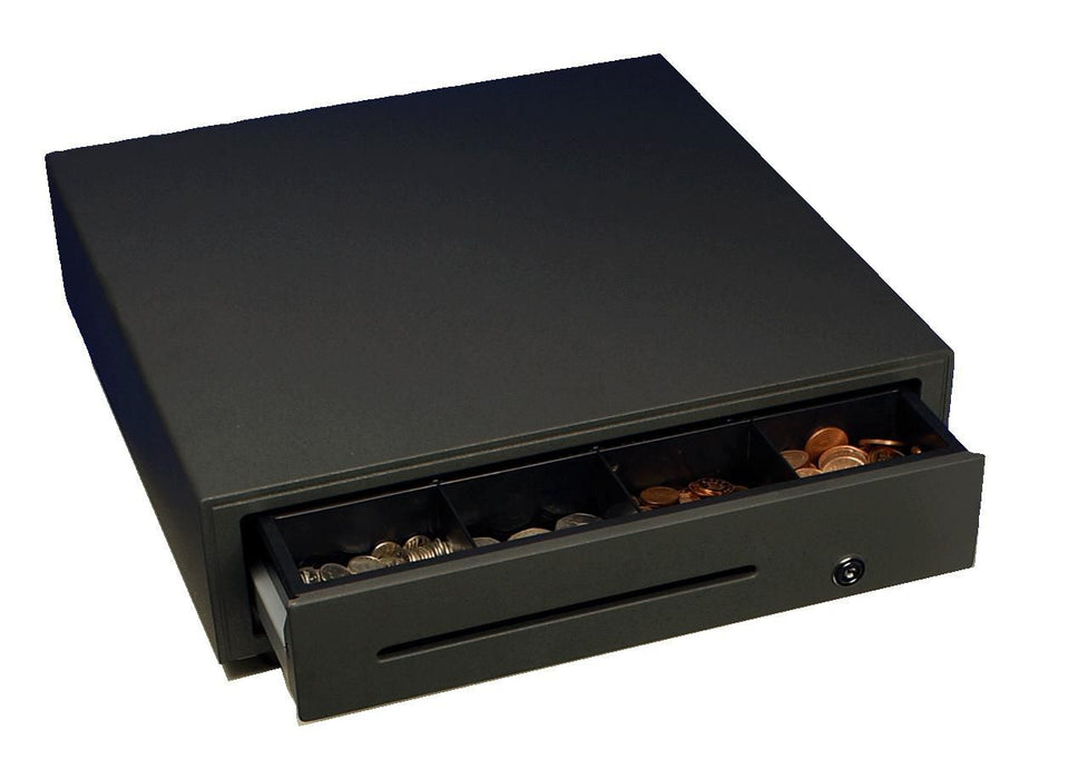 CB-2002 Heavy-Duty Cash Drawer – 4 Note / 8 Coin, RJ11 Interface, POS Compatible, Steel Construction