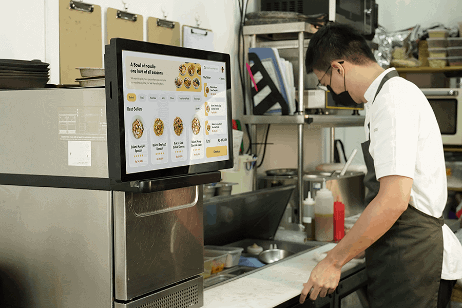 iMin K1 KDS Series | 15.6" & 21.5" Kitchen Display Systems