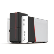 Evolis Primacy 2 Card Printer | High-Performance Desktop ID Solution side view showcasing modern design and build.