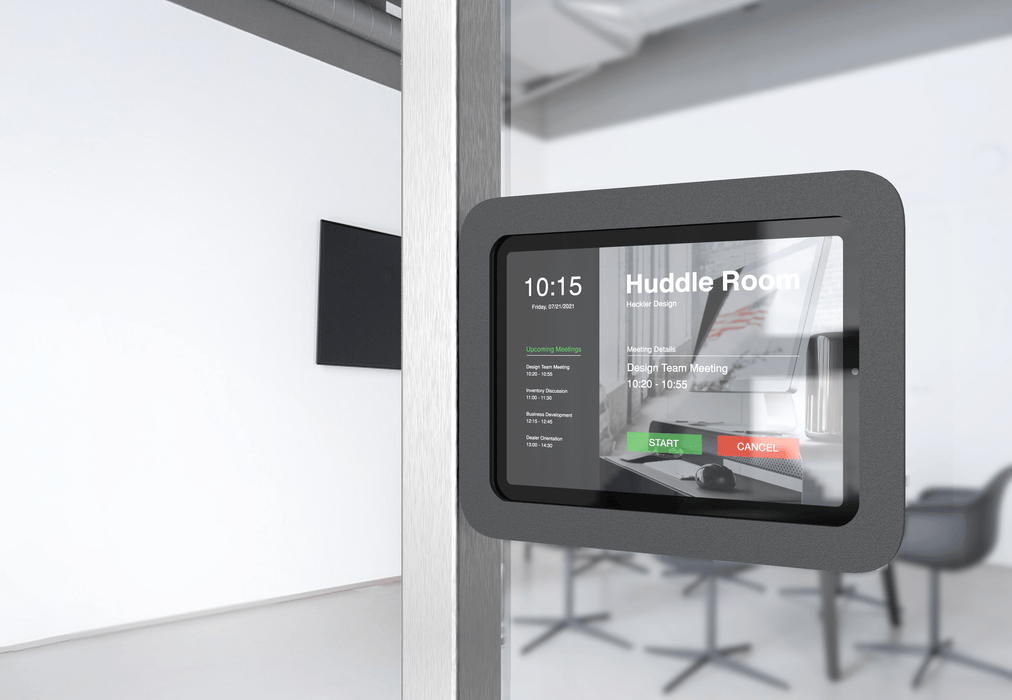 Heckler H659-BG Side Mount Room Scheduler for iPad mini 6th Gen | Hallway Display