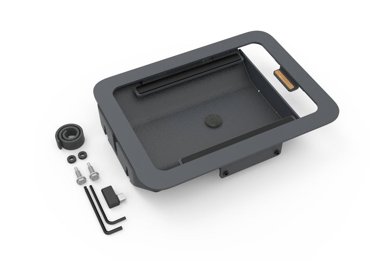 Heckler H659-BG Side Mount Room Scheduler for iPad mini 6th Gen | Hallway Display