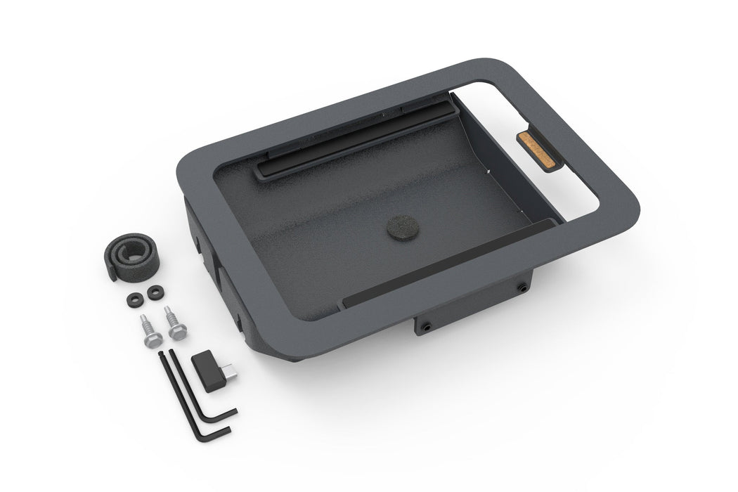 Heckler H659-BG Side Mount Room Scheduler for iPad mini 6th Gen | Hallway Display
