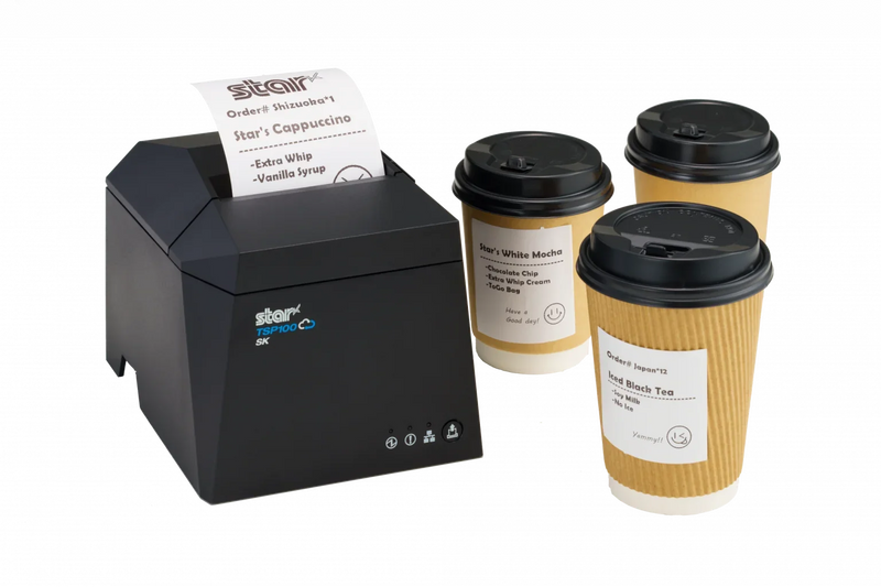 Star Micronics TSP143IV SK Series | Linerless Sticky Label Printer