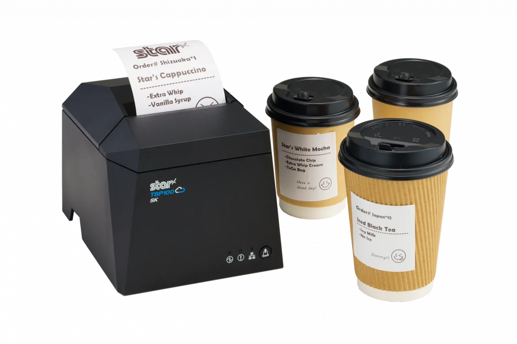 Star Micronics TSP143IV SK Series | Linerless Sticky Label Printer