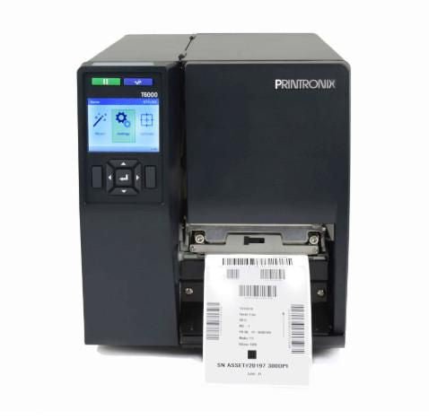 Printronix T6000e T6E3X4 4-Inch Industrial Thermal Transfer Label Printer | 300 DPI High-Speed Printing | Ethernet, USB & RS232