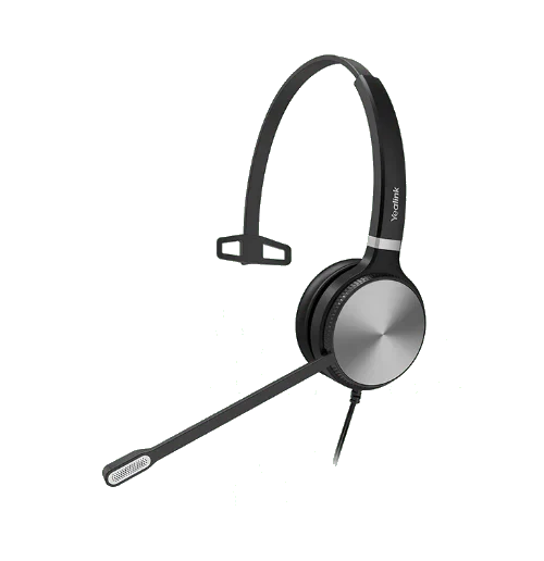 Yealink YHS36 Single Ear Soft Leather HD Headset for Yealink Handsets