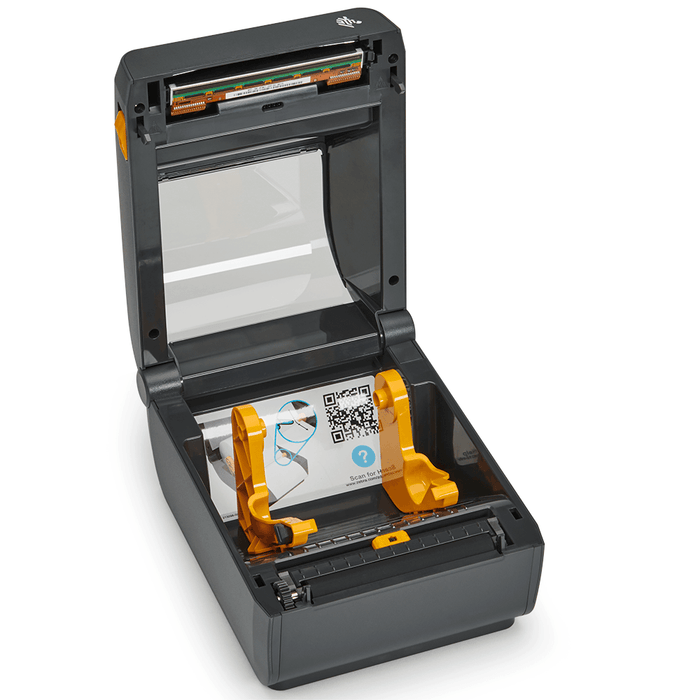 Zebra Direct Thermal Printer ZD421; 203 dpi, USB, USB Host, Modular Connectivity Slot, BTLE5, EU and UK Cords, Swiss Font, EZPL