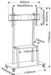 Vivolink Mobile stand upto VESA 800x600 - Pos-Hardware Ltd