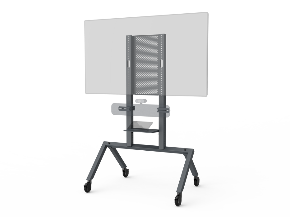 Heckler Design H720BG AV Cart for Google Meet