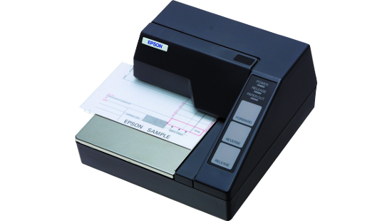 Epson TM-U295 cheque and receipt printer.