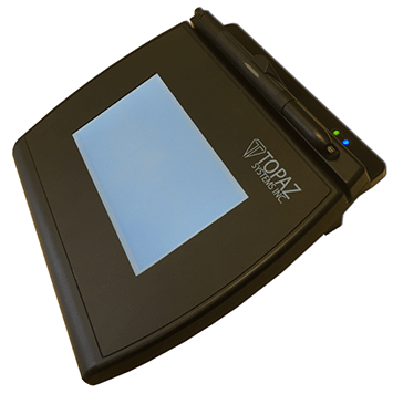 Topaz T-LBK755-SE BHSB-R 4x3 Dual Interface Signature Pad - Pos-Hardware Ltd